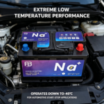 Start-stop start-up sodium battery AGM H6