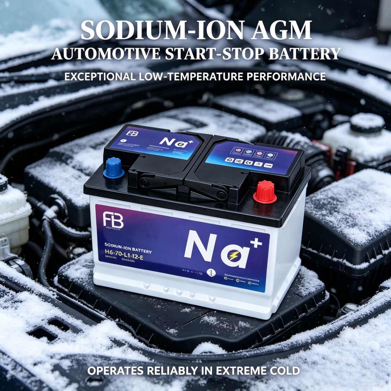 h6 Start-stop start-up sodium battery EFB60 - Image 1