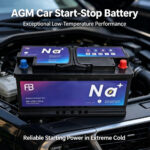 Start-stop start-up sodium battery AGM H8