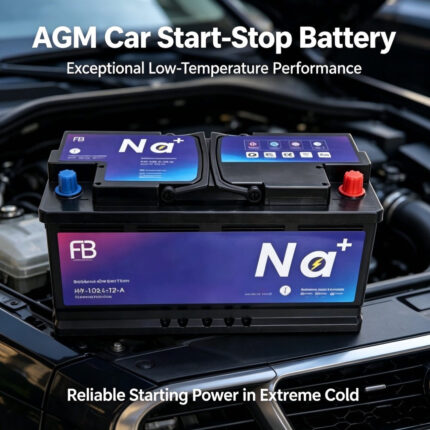 Start-stop start-up sodium battery AGM H8